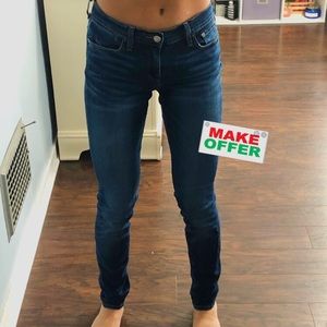 Lucky brand skinny low waisted jeans